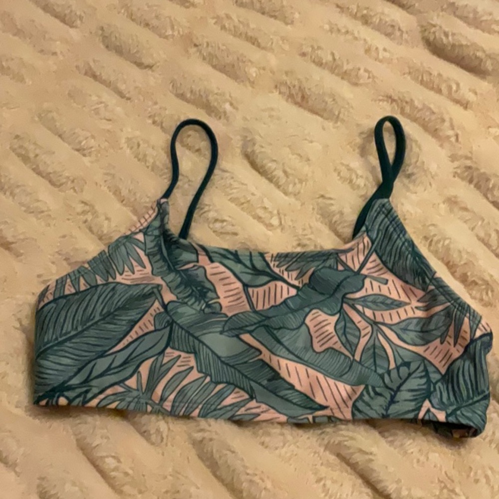 Green and pink swimsuit from target